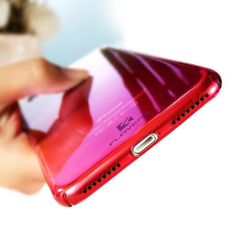 Coque pour iPhone - Étui Ultra-mince Rigide Dégradée - 4 couleurs