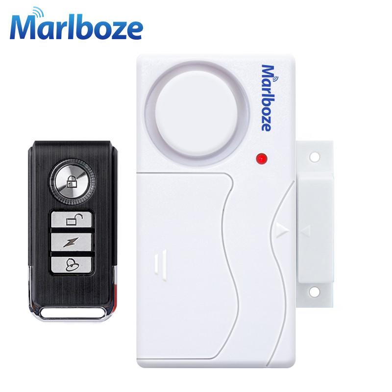 Door Window Entry Security ABS Wireless Remote Control Door Sensor Alarm Host Burglar Security Alarm System Home Protection Kit