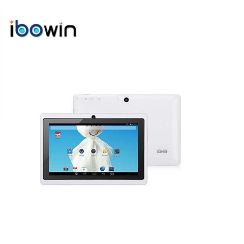ibowin 7inch 1024x600 Resolution tablet PC Allwinner A33 Quad-core Android 4.4OS Bluetooth Google Play Store 2Cameras P740