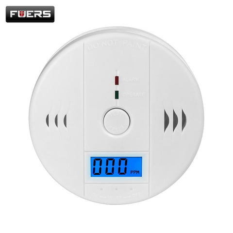 New Home Security Alarm LCD Photoelectric Independent CO Gas Sensor Carbon Monoxide Poisoning Alarm Wireless Device Detector
