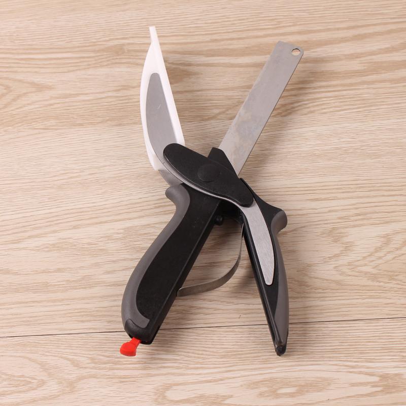 Ciseaux de cuisine multifonctionnels "Clever Cutter 2 en 1" en acier inoxydable