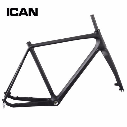 Cadre vélo cyclocross Full Carbone 1080g