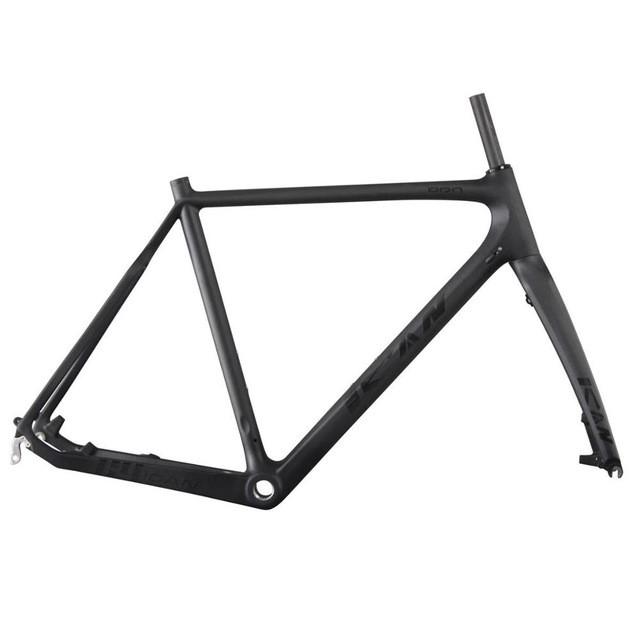 Cadre vélo cyclocross Full Carbone 1080g