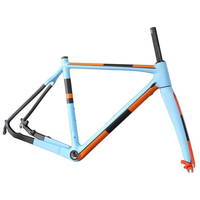 Cadre vélo cyclocross Full Carbone 1080g