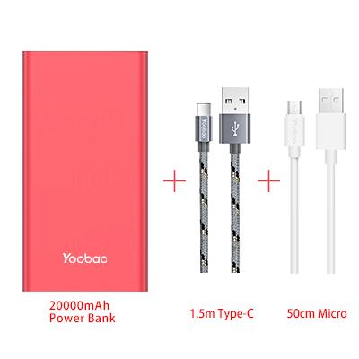 Chargeur USB universel Power Bank - 20000mAh