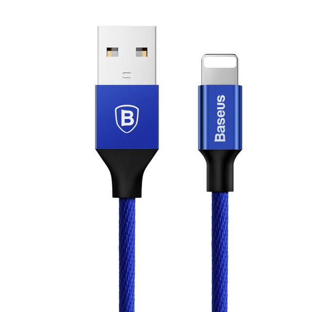 Câble USB bleu charge rapide Apple